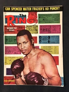 The Ring Boxing Magazine November 1967 Thad Spencer - Picture 1 of 2