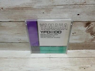 Yamaha YFD2DD Micro Floppy Disc New Sealed Double Sided NOS READ DESCRIPTION  - Image 1 of 4