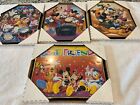 Disney Mickey and Friends ..Lot of 4 - (Classic photos) 10"x8"x1/2" Framed New !