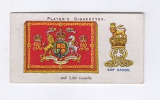 Players Drum Banners & Cap Badges 1924 #02 2nd Life Guards