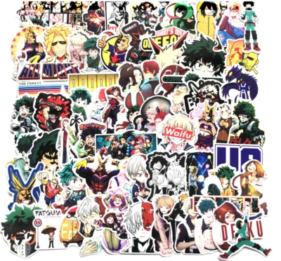 73 Stücke  Vinyl Aufkleber für my hero academia Fans - Bild 1 von 3