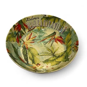 Tarhong Melamina Pequeño Tazón para Servir 7.75" Bienvenido a Margaritaville Tropical Bird - Imagen 1 de 11