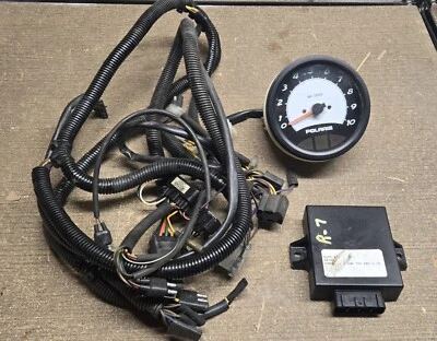 Lote de piezas Polaris Pro-X 700 2003 - arnés de cableado - caja CDI - tacómetro Foto 1 de 4