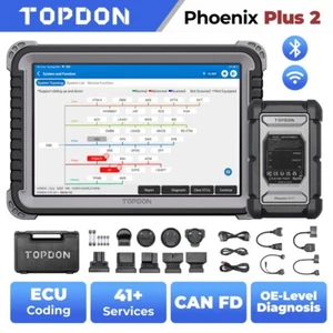 2025 TOPDON Phoenix Plus 2 FULL System Active Diagnostic Scanner Tool ECU Coding - Picture 1 of 17