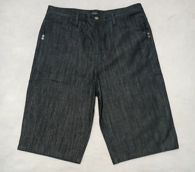 Vintage Y2K Jean Shorts 36 Sean John Baggy Long Embroidered Pocket Rare NEW READ - Image 1 of 4