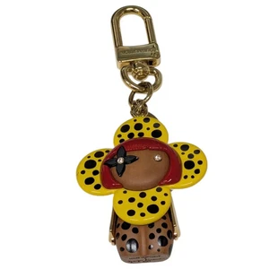 Louis Vuitton Yayoi Kusama M01146 Infinity Dots Bag Charm Yellow Vivienne - Picture 1 of 5