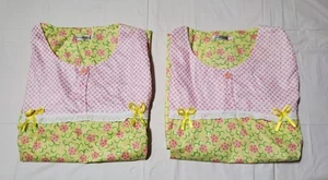 Lot of 2 EMILY STACY Women Nightgown Size Large Polyester Spandex New  - Picture 1 of 6