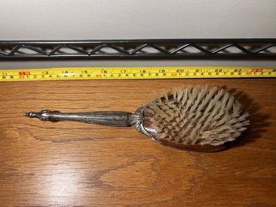 Cepillo de pelo antiguo Art Deco Webster PLATA ESTERLINA Foto 1 de 4