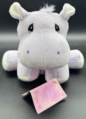 Precious Moments 1998 Tender Tails Lavender Hippo Enesco Collectible Plush - Image 1 of 4
