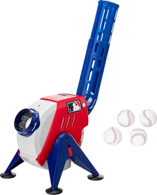 FRANKLIN SPORTS Children's pitching machine - suitable for hitting practice, speed adjustable.