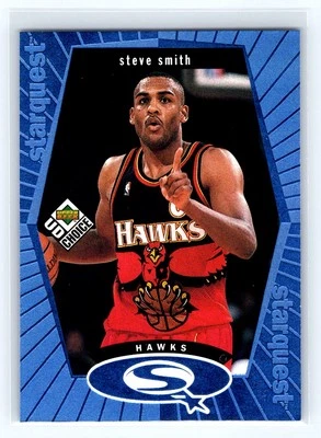 1998-99 Upper Deck UD Choice StarQuest Blue #SQ1 Steve Smith - Image 1 of 2