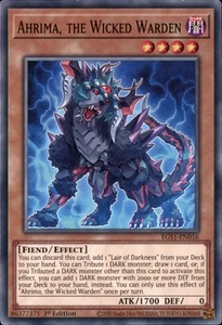 1st Ed Ahrima, the Wicked Warden EGS1-EN016 Yugioh - Picture 1 of 1