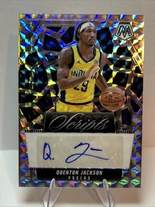 2024-25 Panini Mosaic - Scripts Quenton Jackson Prizm Auto #MS-QJI - Picture 1 of 2