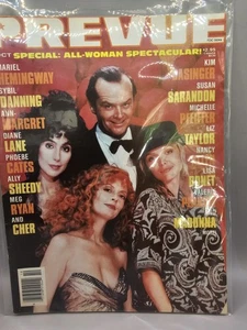 Amazing Vintage PREVUE Magazine - Aug/Oct 1987 - Nicholson, Sarandon, Basinger - Picture 1 of 2