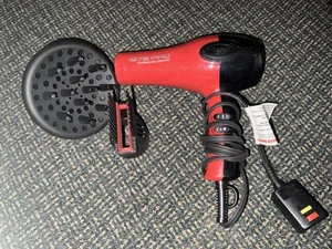 Kiss 1875 Pro Tourmaline Ceramic Hair Blow Dryer w/Manual and Attachments - Picture 1 of 2