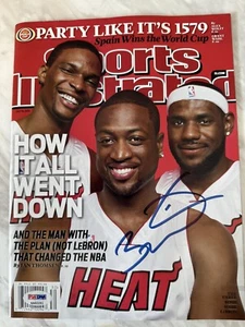 DWYANE WADE Heat Signed Sports Illustrated Cover PSA COA - Bild 1 von 2