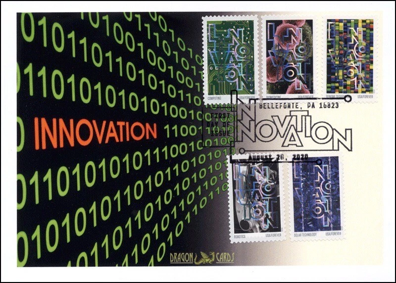 Sc. 5514-18 Innovation Dragon Cards FDC – Pictorial Postmark - Image 1 of 1