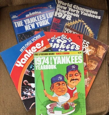 LOT New York Yankees Yearbooks (1971-1974) & (1978 & 1979) - Image 1 of 4