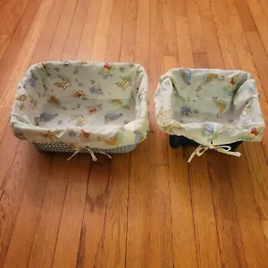 2 Pooh Pillow Baby Basket Liner Inserts ONLY Linens Nursery Baby Piglet Tigger E - Picture 1 of 9