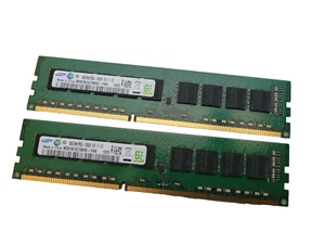 16 GB (2x8GB) DDR3 ECC UDIMM RAM | Samsung M391B1G73BH0-YH9 | PC3L-10600E | ECC - Picture 1 of 1