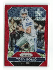 TONY ROMO #78 /99 2015 PANINI PRIZM COWBOYS RED MOJO SP READ - Picture 1 of 2