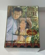 John Wayne Westerns 5 Movie VHS Box Set New Sealed Blue Steel Dakota Rio Grande