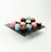 Baking 4 Sizes 83mm High Square Cake Stand 48 Colours Birthday Acrylic