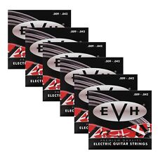 6 Sets Packs of EVH 942 Eddie Van Halen Premium Electric Guitar Strings (09-42) for sale