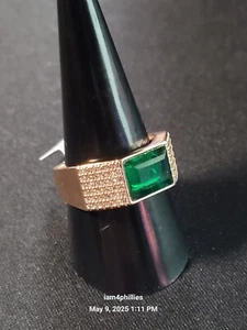 Bomb Party May 25 Birthday Ring RG84019, Petals And Paves-Sz 10 Rose Gold - Picture 1 of 5