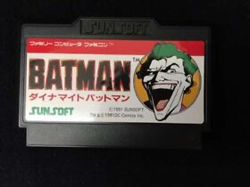 Famicom DYNAMITE BATMAN Cartridge Only Nintendo FC