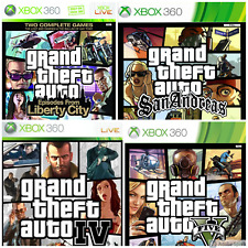 Grand Theft Auto Xbox 360 Retro Games - Choose Your Game - Complete Collection