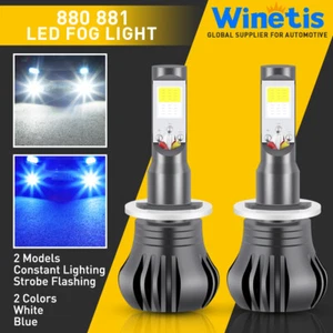 2Pcs 881 898 LED Fog Light Bulb Flash Blink for Dodge Durango 2001 2002 2003 - Picture 1 of 9