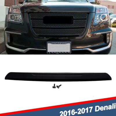 For GMC Terrain SLE SLT 2016-2017 Front Bumper Hood Molding Trim Gloss Black New Foto 1 de 4