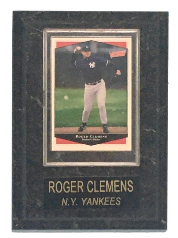 ROGER CLEMENS NY YANKEES Pitcher Victory Ballpark Idols BASEBALL CARD PLAQUE Cover