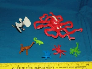 IMAGINEXT Sea Creatures red Octopus squid crab monkey - pirate buccaneer bay - Imagen 1 de 4