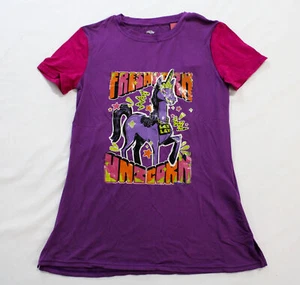 That Girl Lay Lay x Izzy & Liv Girl's Unicorn Sleep Shirt LV5 Purple Small NWT - Picture 1 of 5