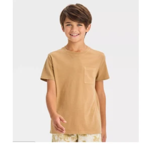 Boys' Short Sleeve Washed T-Shirt - Cat & Jack S 6/7 - Picture 1 of 1
