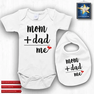 Baby Baby Body MAMA PLUS PAPA GLEICH MIR GESCHENKIDEE LIEBE FAMILIE - Bild 1 von 5