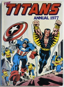 The TITANS Hardback BRITISH ANNUAL 1977 Marvel Comics Avengers X-Men Namor - Picture 1 of 2