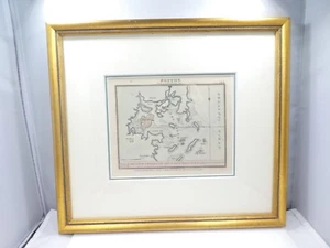 FRÜHES 19. JAHRHUNDERT HANDKOLORIERTE KARTE VON BOSTON VON J LUFFMAN 1802 LONDON - Bild 1 von 4