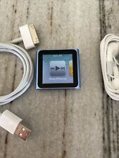 New ListingApple iPod nano 6th Generation Blue (8 Gb) Nice.New Battery Gently Used