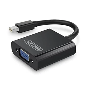 Unitek Mini DisplayPort Display Port (Thunderbolt) To VGA Adapter/Converter NEW - Picture 1 of 3