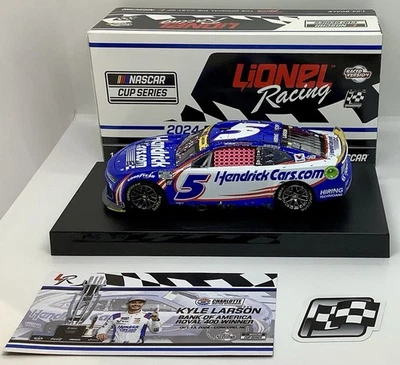 2024 1/24 #5 Kyle Larson Hendrickcars.com Roval Win Camaro ZL1 1 de 696 envío SD Foto 1 de 4