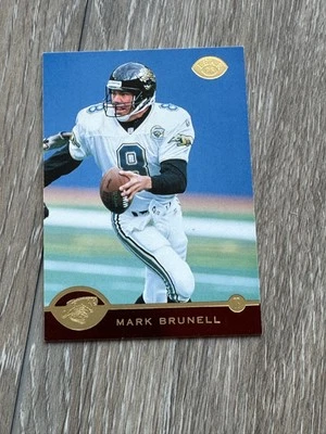 Mark Brunell 1996 Leaf RED (C) Jacksonville Jaguars #81 - Image 1 of 2