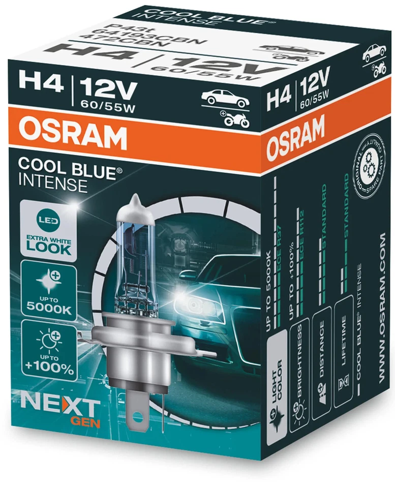 Osram hoofdlamp cool blue intense van lamp h4 60 55 w cool blue i - Bild 1 von 1