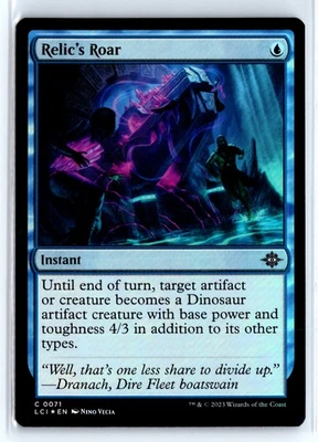 (2x) FOIL Relic's Roar The Lost Caverns of Ixalan – MTG Magic the Gathering Card - Image 1 of 4
