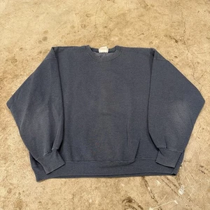 Sudadera Hanes Vintage Premium Peso Pesado Años 90 En Blanco Para Hombre’s 2XL Azul - Imagen 1 de 7