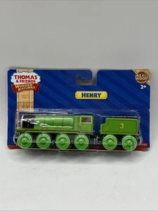 New Thomas & Friends Wooden Railway Real Wood Henry By Fisher-Price - Picture 1 of 4