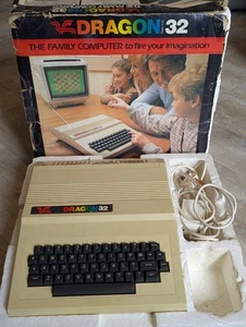 Boxed Dragon 32 Home Computer ungetestet Ersatzteile oder Reparaturen sehr guter Zustand - Bild 1 von 18