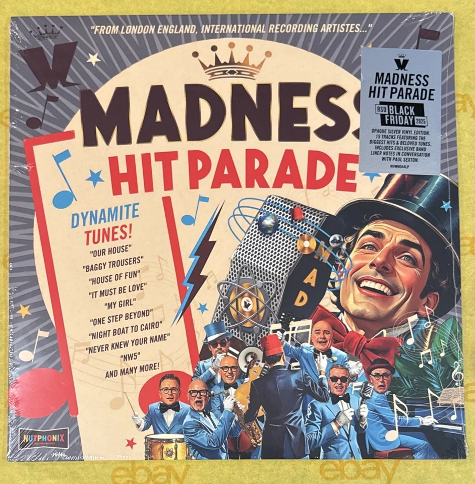 Madness: Hit Parade 2025 RSD Black Friday Opaque Silver Vinyl Edition IN HAND! - Image 1 of 3